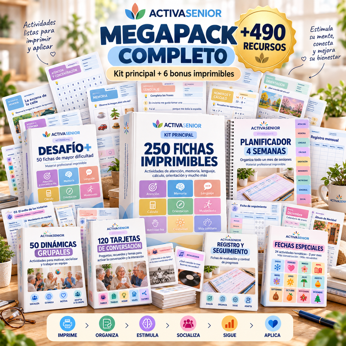 ActivaSenior – Megapack de +490 Recursos para Profesionales